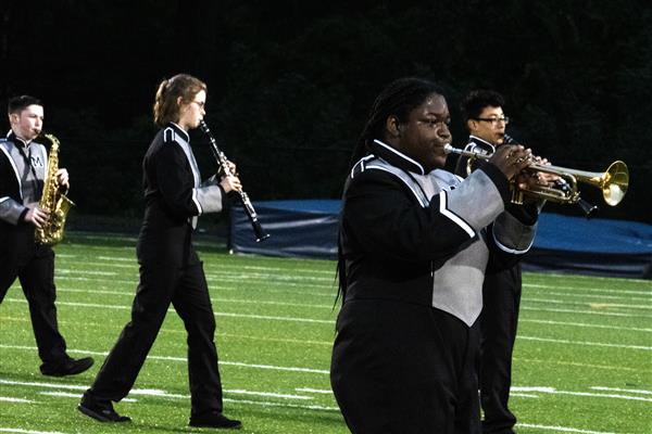 Meade High School Marching Band Performing